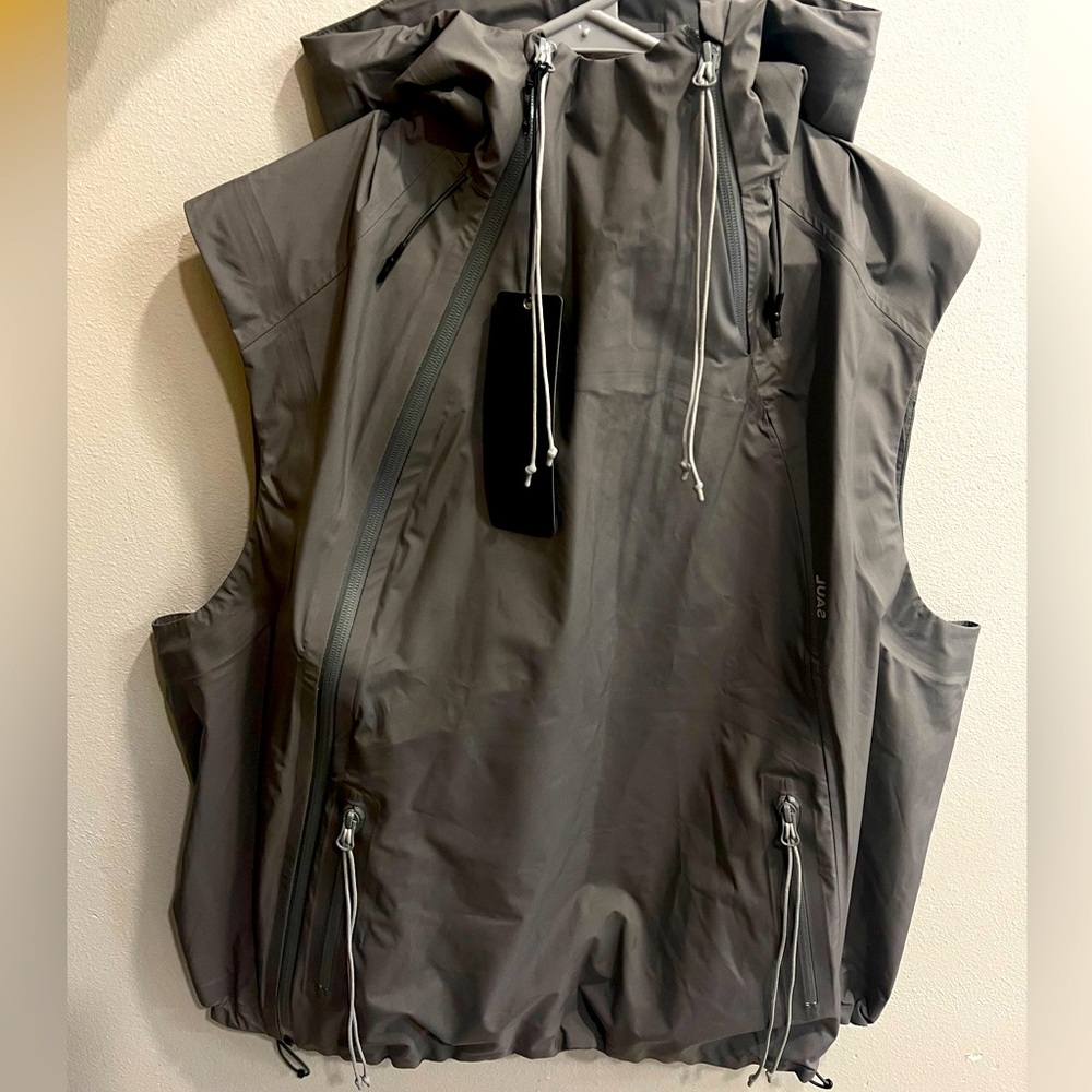 SAUL NASH British designer technical sportswear over-vest